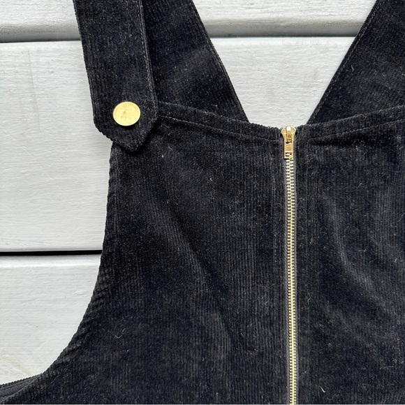 Love Olive Co. Black Corduroy Jumper Dress | M - Picture 3 of 8